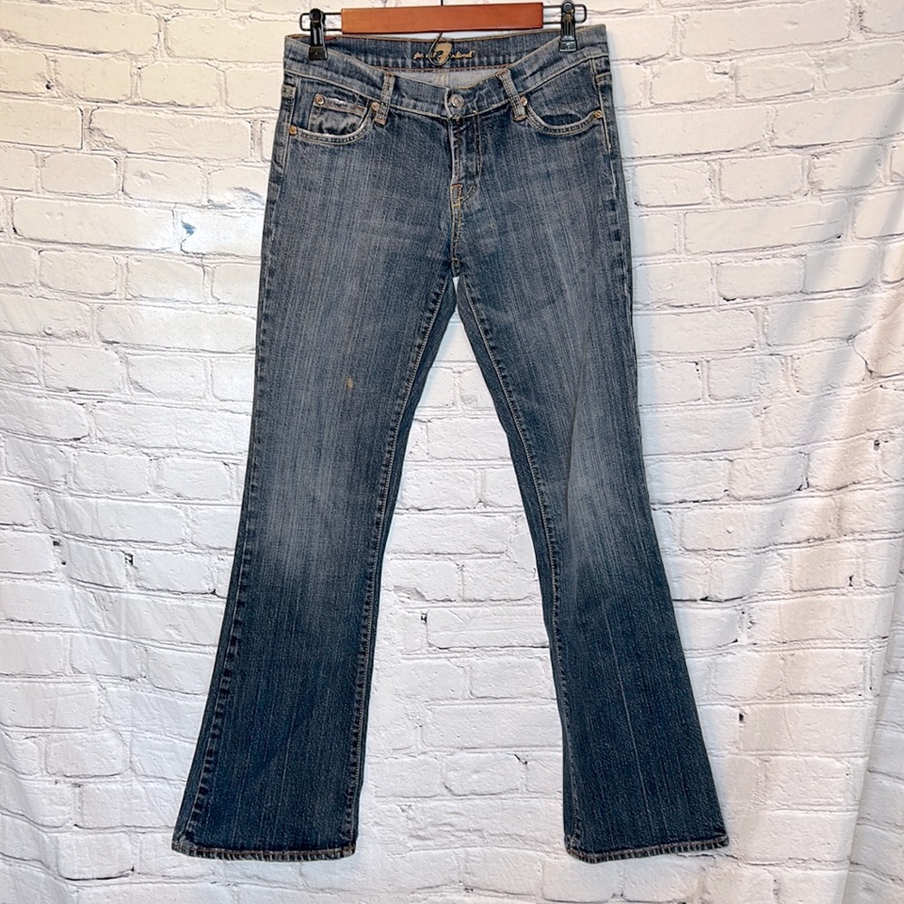 7 For All Mankind Blue Jeans Size 27 Excellent Condition